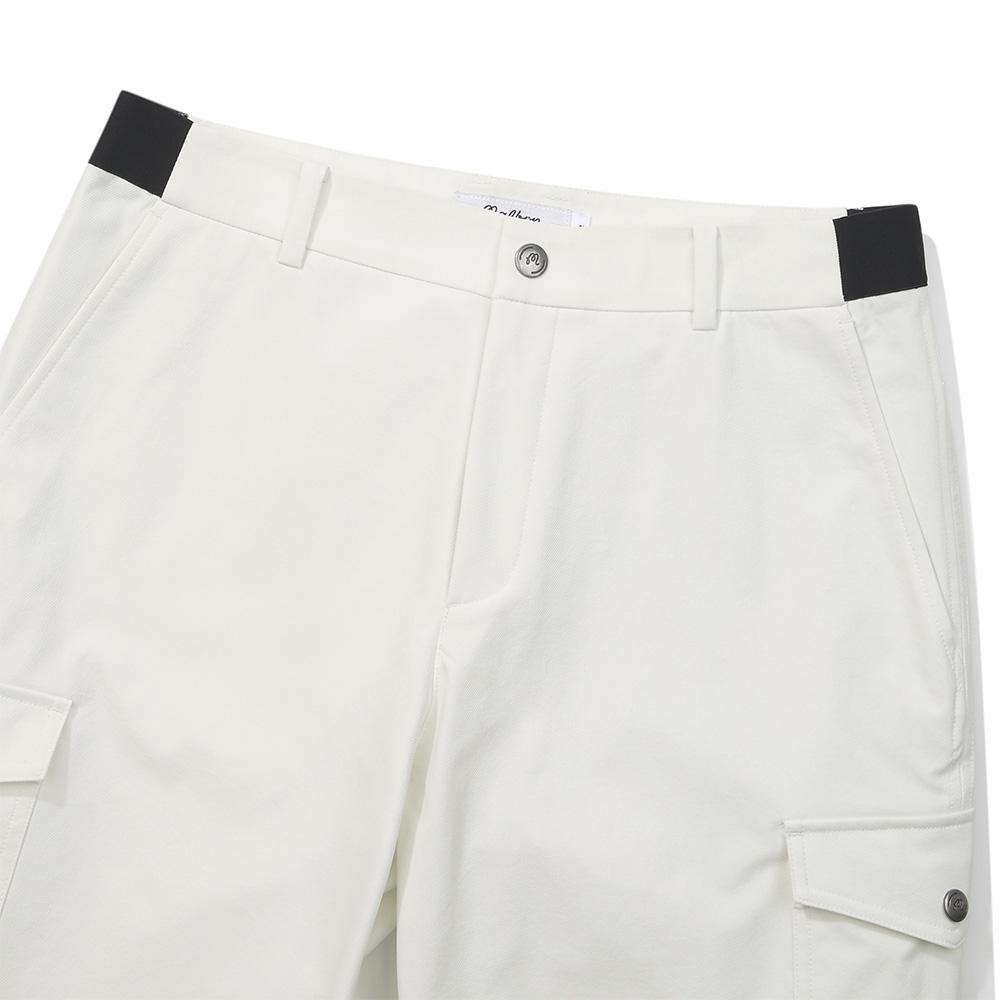 MALBON GOLF Semi-Wide Cargo Pants Cream (Man)
