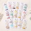RAINBOW BOWS 5Pcs/Set Girls Boutique Headwear Hair Clip Embroidered Printing Barrette Fresh Daisy Hairpin Kids Hair Accessories