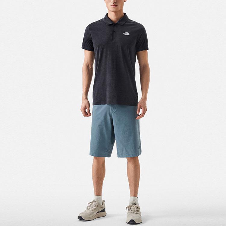 THE NORTH FACE Polo Shirts Men's Gray Moderate Straight Fit NF0A81RI-KS7