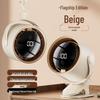 Portable Dormitory Clip Fan - Compact Digital Display for Desktop Circulation