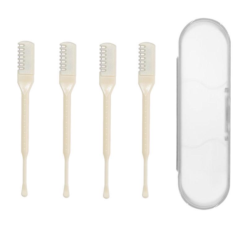 Men's & Women's Double-Headed Portable Nose Hair Trimmer - Manual Safety Razor