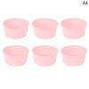 6 Stück Silikon-Kuchenform, runde Muffin-/Cupcake-Backform, Luftfritteuse, Schüssel, wiederverwendbar, DIY-Kuchendekorationswerkzeuge, Küchenbackform