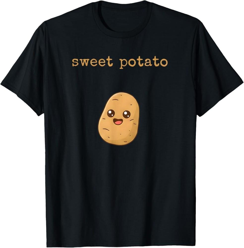 Sweet Potato and Kind of Rude Potato Grouchy Potato T-Shirt XL