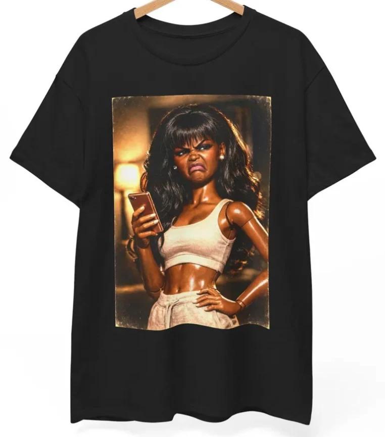 Funny Meme Doll Shirt. Black Doll Meme. Doll Gym. Cool Gift Shirt L