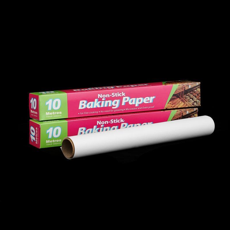 5 M / 10 M/20m/50m Cuisson Aspiration Double face Huile de silicone Haute température Papier huilé Papier de cuisson Papier de cuisson pour BBQ Four Micro-ondes