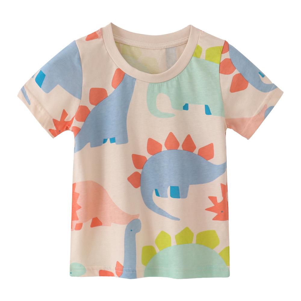Summer boys short-sleeved cartoon children s T-shirt casual children s T-shirt summer children s T-shirt 100
