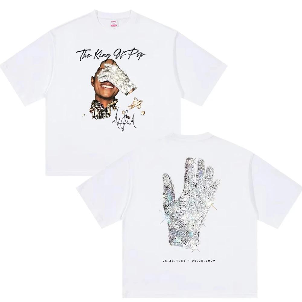 Urban Pulse Clothing Beperkt Michael Jackson King of Pop 2026 Nieuwe T-shirts Heren Gothic Hip Hop Losse Mode Katoenen Korte Mouw T-shirts Streetwear XXXL