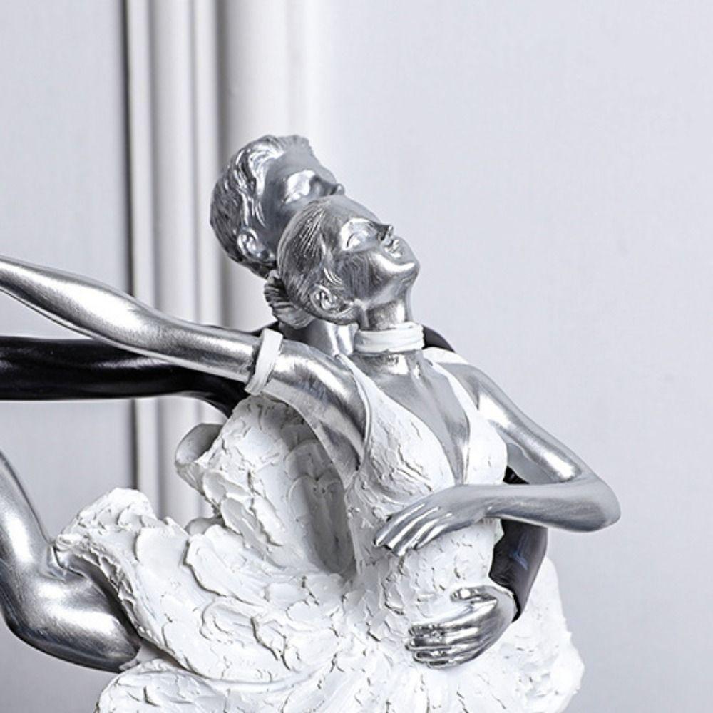 Resin Character Ornaments Abstract Miniatures Figurine Sculpture Dancer Statue Valentine's Day