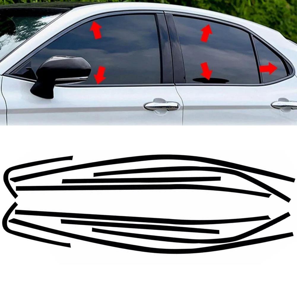 Blackout Stickers Chrome Delete Car Accessory Ethylene Based Material Stickers Blackout Stickers Bright Black Color