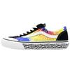 Style 36 Sf Fabric Leather Tie-Dye Floral Lightweight Durable Low-Top Skate Shoes Unisex Sneaker Black VN0A3ZCJ26T