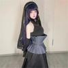 The Last Hyūga Hinata Black Wedding Dress Cosplay Anime Clothing Halloween Costumes For Women Gothic Black Dresses ACGN Party