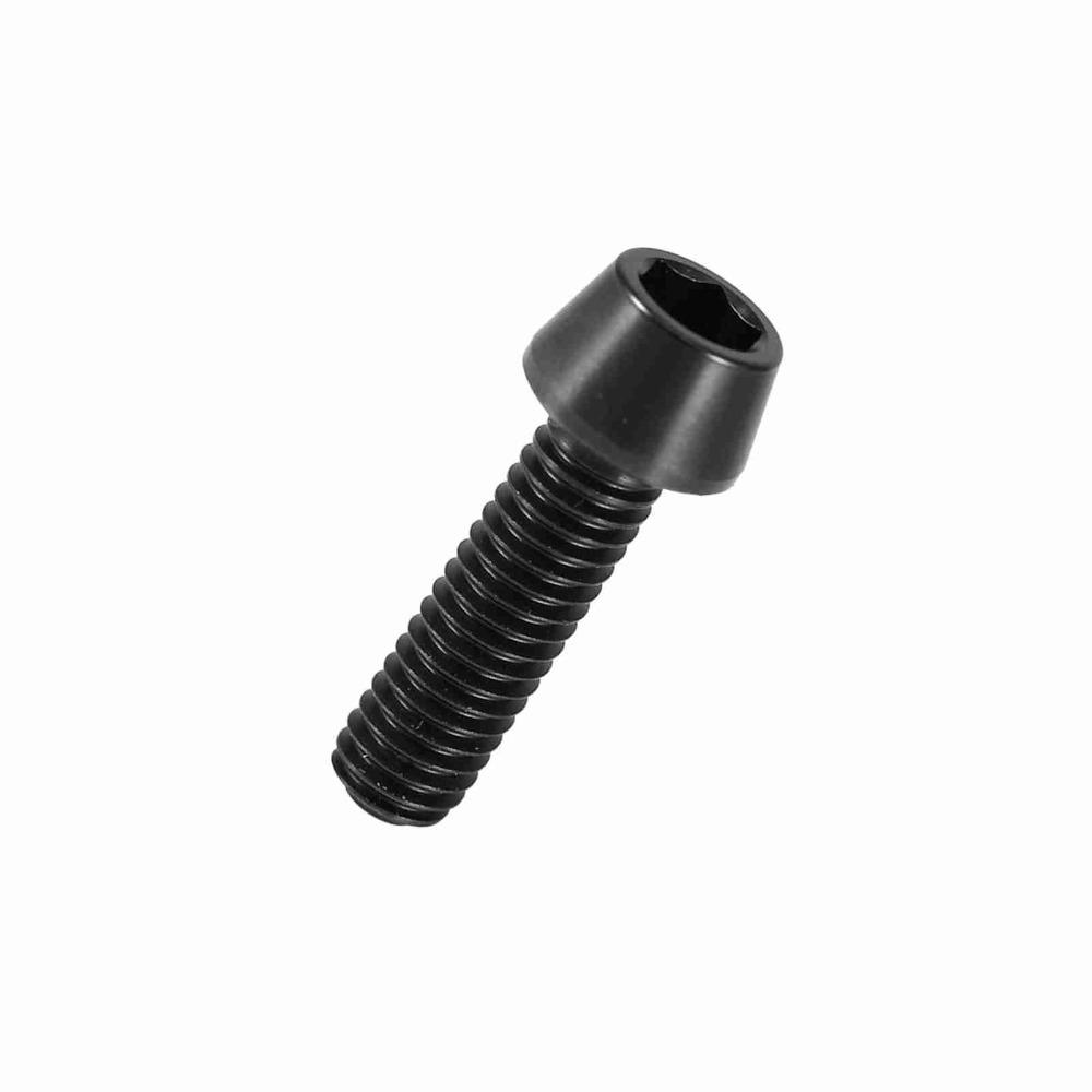 1pc Hexagon Cone Tapered Head Screw M6x16/20mm Hex Socket Screws  for Mountain Bike