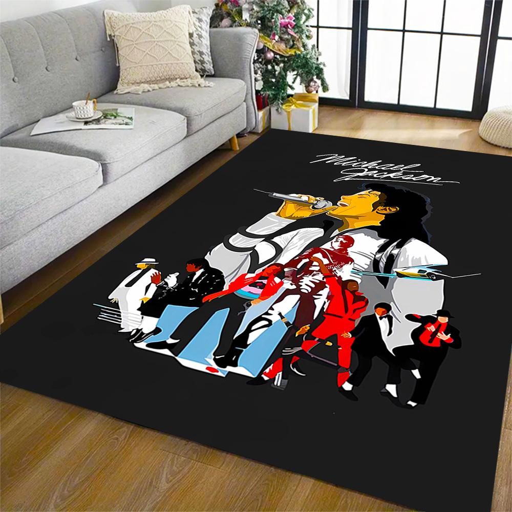 Michael Jackson Dangerous Tour Carpet Suitable for Foyer Balcony Hallway Game Room Anti-slip Rug Decorate Offices Spiritual Gift