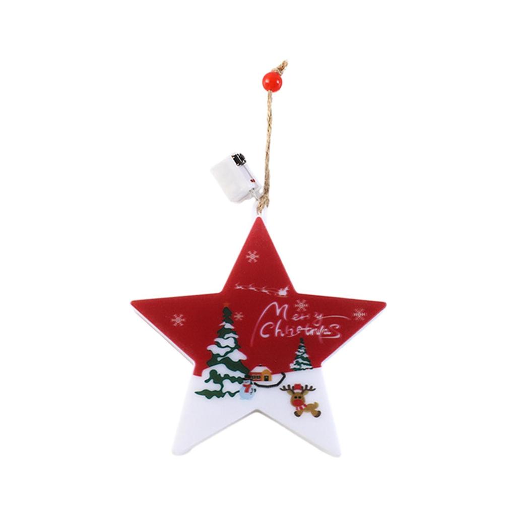 Christmas Decorative Light Christmas Tree Pendant for Patio Wedding Home