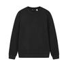 Fila Blue Solid Knit Crew Neck Drop Shoulder Pullover Sweatshirt Men Sweatshirt Black F11M612213F-BK
