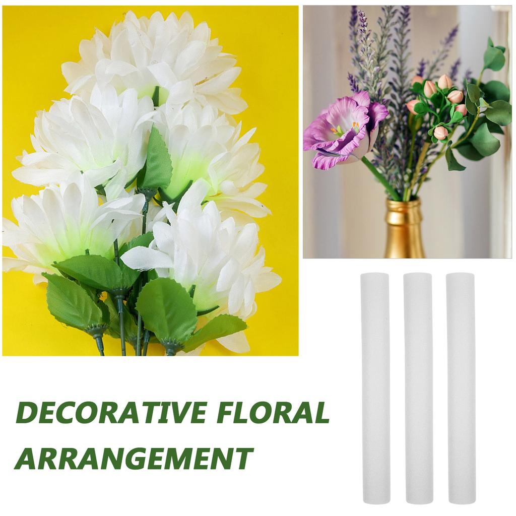 5 Pezzi Schiuma per Composizioni Floreali Bianche 40cm Stecca di Schiuma per Composizioni Floreali Materiali per Produzione Fai-da-te Fioreria Accessori Decorativi