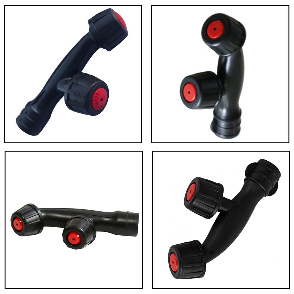 Plastic Double Nozzle Sprayer Head For Garden Yard Lawn Irrigation System F Type Dual Atomizing Watering Tool 10pcs