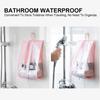 1Pc Portable Waterproof Travel Shoe Bag PVC Storage Bag Pouches Convenient Storage Organizer Shoes Sorting Zipper Dustproof Save Space Tote