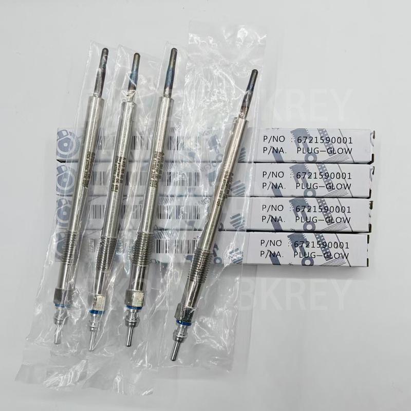 1/4pcs 6721590001 New Genuine Glow Plug For Ssangyong Rodius II Korando C New Actyon D22F 2.2 2015 2016 2017-2023 A6721590001