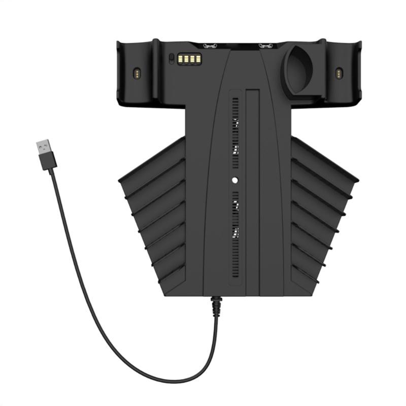 

3 in 1 Slim Vertical Cooling Fan Charging Station &12 Games Storage for Disc & Digital Edition