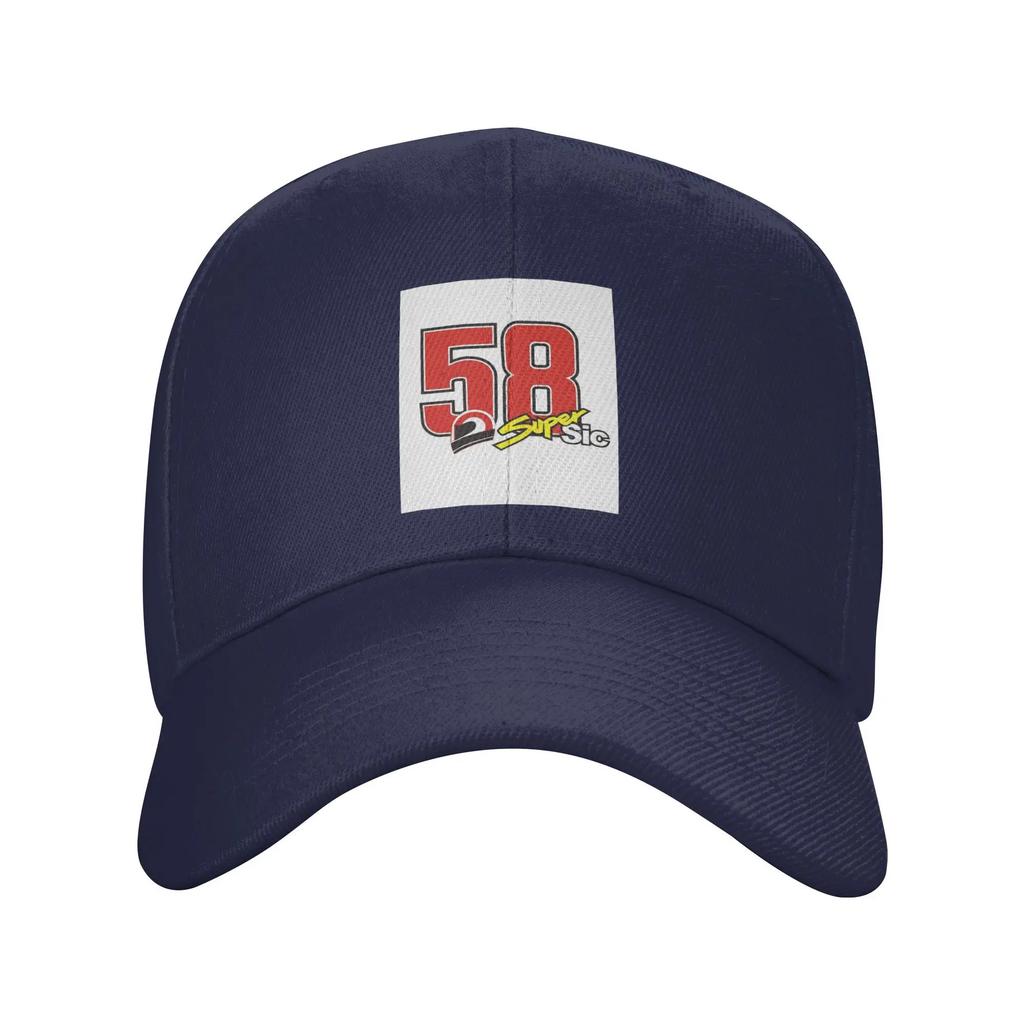 Unisex Baseball Hats Marco Simoncelli 58 Super Sic Outdoor Streetwear Summer Sports Baseball Caps Hip Hop Cap Casquette Hats