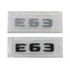1pc 3D ABS Black Chrome Letters Car Sticker Rear Trunk Emblem Badge E43 E53 E63 Logo For AMG E Class W213 W212 Accessories