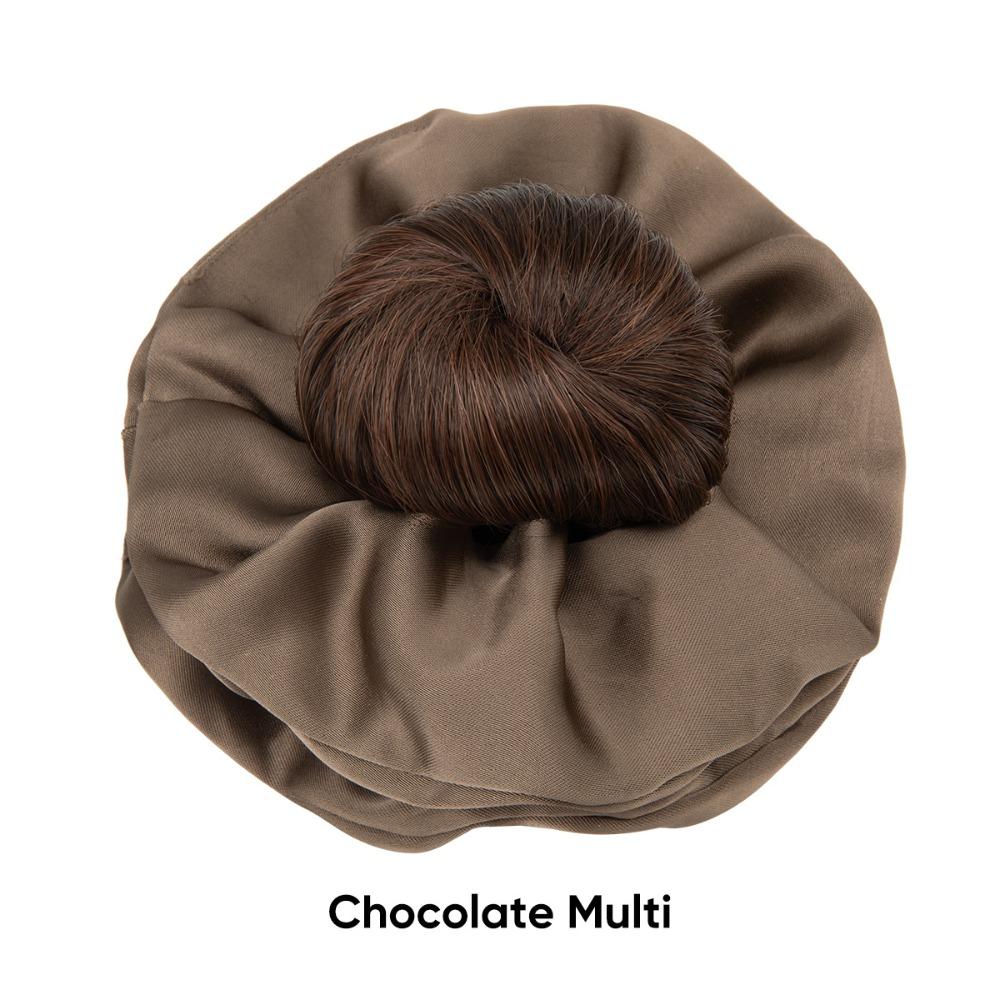 Elegant Influencer-style Hair Tie Synthetic Natural-looking Artificial Flower Bun  for Daily Use