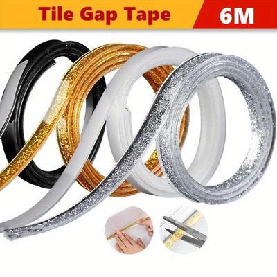 6M Ceramic Tile Gap Tape Kitchen Bathroom Waterproof Beautiful Seam Self-Adhesive Sticker Wall Floor Gap Line Decorative Strip