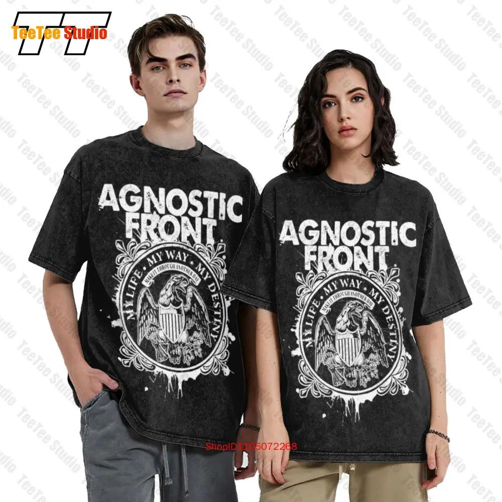 Agnostic Front Hardcore Punk Vintage T-Shirt Heavy Cotton Black Men'S Usa Size Xl XFDG