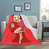 HUGE BEST PRICE Betty Boop Blanket Fleece Jessica Rabbit Home Decoration Travelling Gifts For Her