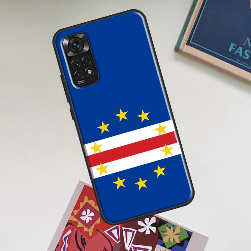 

Кейс с гербом и флагом Кабо-Верде для Xiaomi Redmi Note 13 14 Pro 12 11 10 15 Pro Plus Redmi 15C 14C 13C 10C 12C 15 Чехол Redmi 12 4G