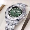 Men's Luxury Business Retro Watches 2025 Relief Creative Steel Band Original Quartz Watch For Man Waterproof Clock Relogio