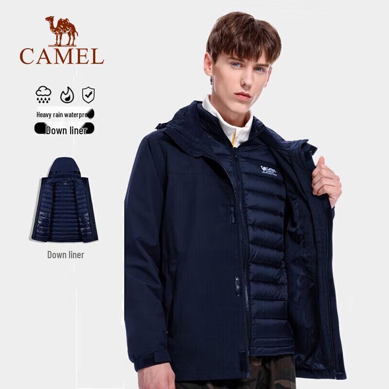 

CAMEL Men s 3-in-1 Outdoor Jacket 127X 2XL