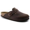 Birkenstock Boston Soft Footbed Slip Resistant Closed Toe Slippers Unisex Brown Narrow 0159713