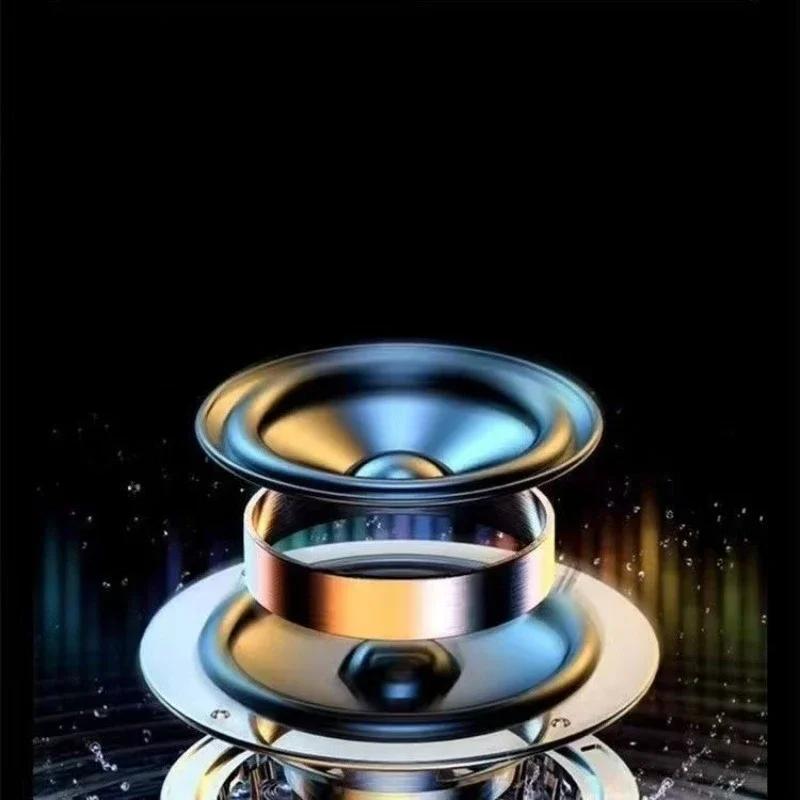 High-quality Colourful Bluetooth 5.3 Speaker for Home Use Portable with Bass Stereo Sound Multiple Night Lights TF Card Support