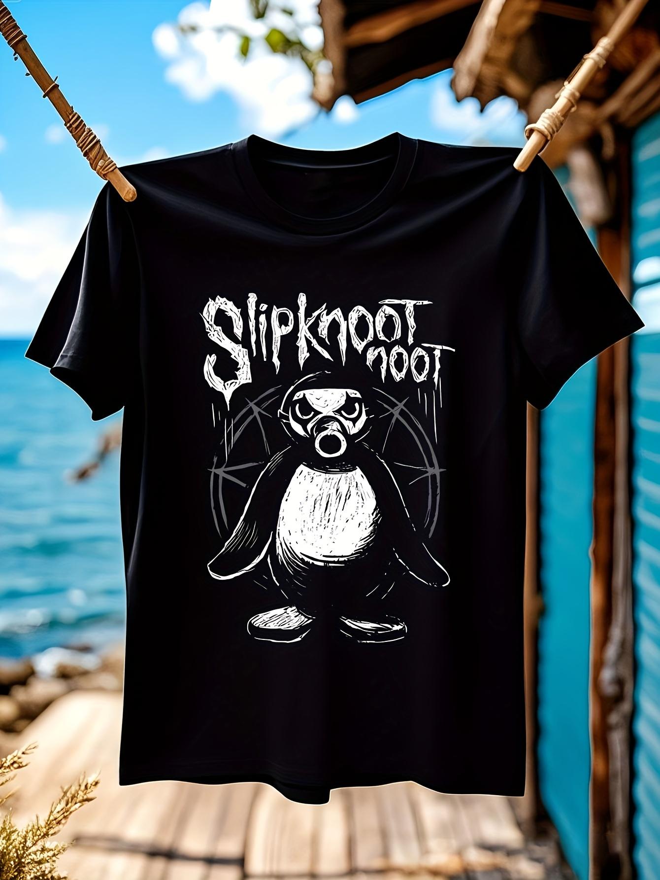 Slipknoot Noot Goth Metal Graphic Tshirt Graphic Tee - Bl... XXL