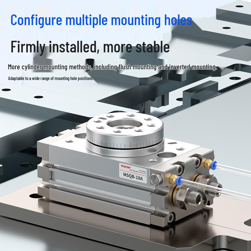 Adjustable Pneumatic Rotary Cylinder, Oscillating Gear Type 90°/180° HRQ50A MSQB10A70A.