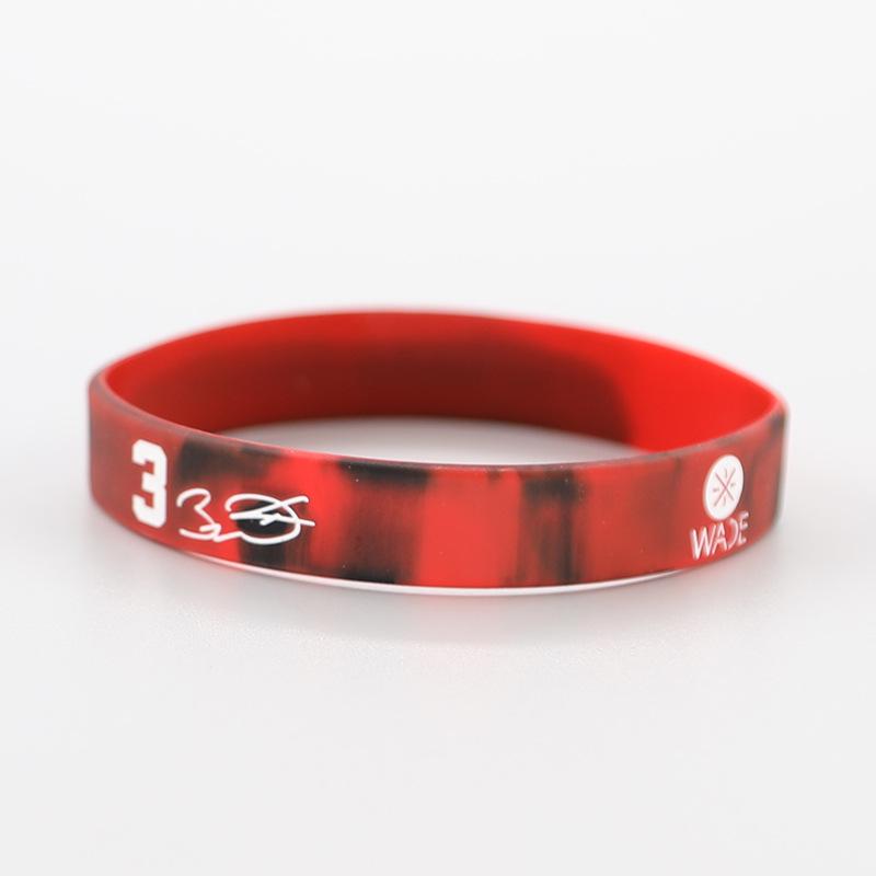 Thickened Luminous NBA Basketball Silicone Wristband: Harden, LeBron, Curry, Irving Edition