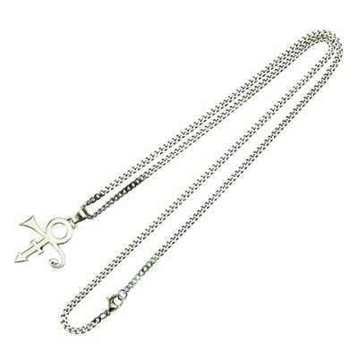 Pendentif symbole commémoratif du prince Love Logo Steampunk collier en acier inoxydable pour hommes Le collier minimaliste Petit Prince Bijoux