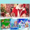 Christmas Themed Blind Box Countdown Calendar With 24 Pvc Collectible Figures For Festive Fun