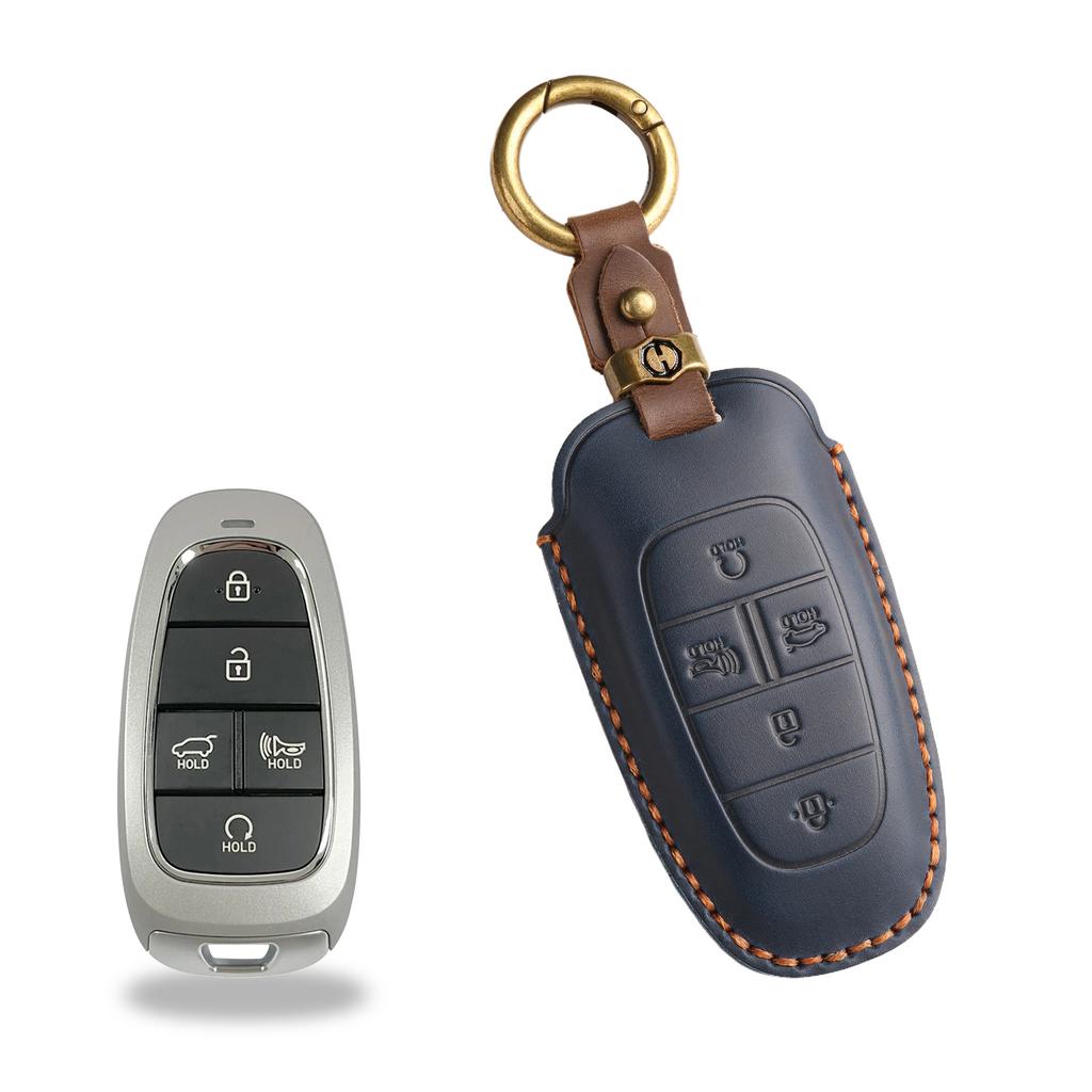 Car Key Case Suitable For Modern Car Key Case Staria/Sonata Sonata Leather Protective Case Buckle