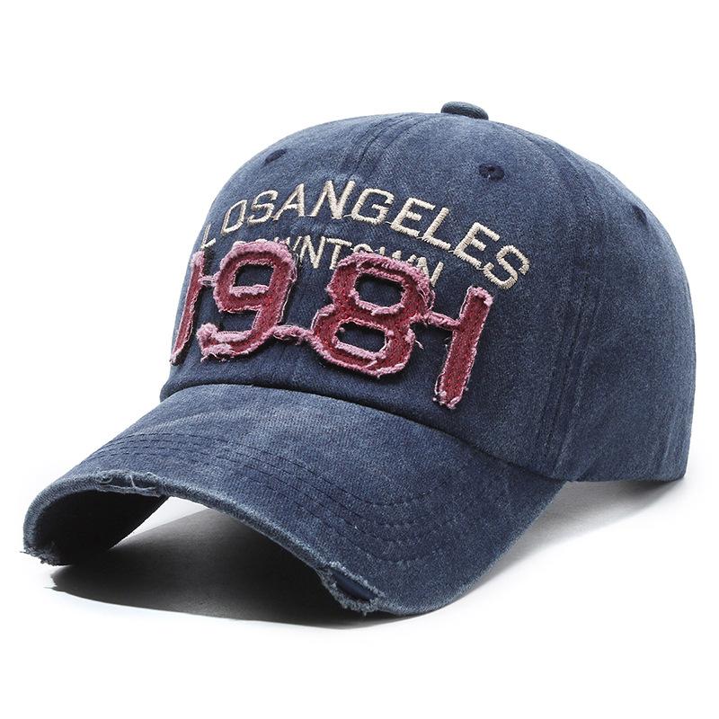 Spring Autumn Cap Men's Baseball Cap Women's Digital Embroidered Cap