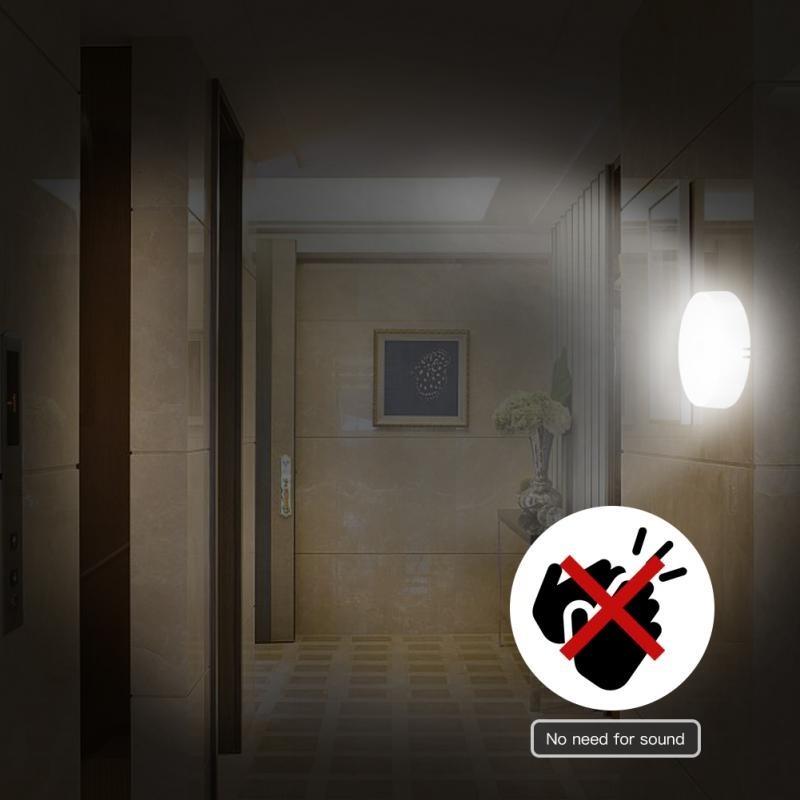 USB Rechargeable Motion Sensor LED Wireless Night Light Bedroom Lamp Energy-saving Automatic Wall-Mounted Body Induction Lamp