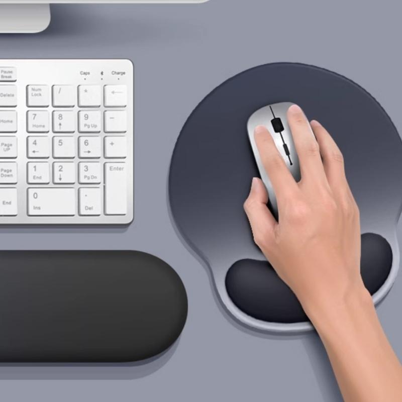 Ergonomic Mouse Wrist Pad Comfortable Breathable Silicone Computer Mouse Wrist Rest Ergonomic Support for Desk Office