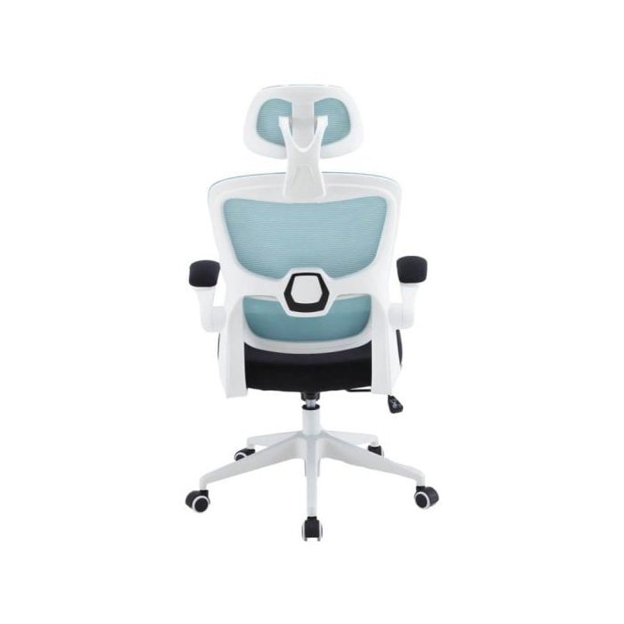 Chaise de Bureau - WOXTER - Ergo - Ergonomique - Bleu - Contemporain