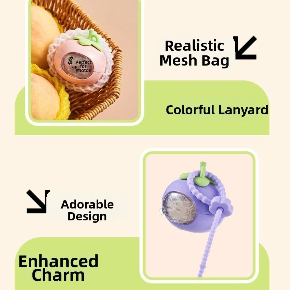 4Pcs Portable Pet Hair Keychain Creative Dog Fur Storage Pendant  for Dog Cat Hair and Ashes