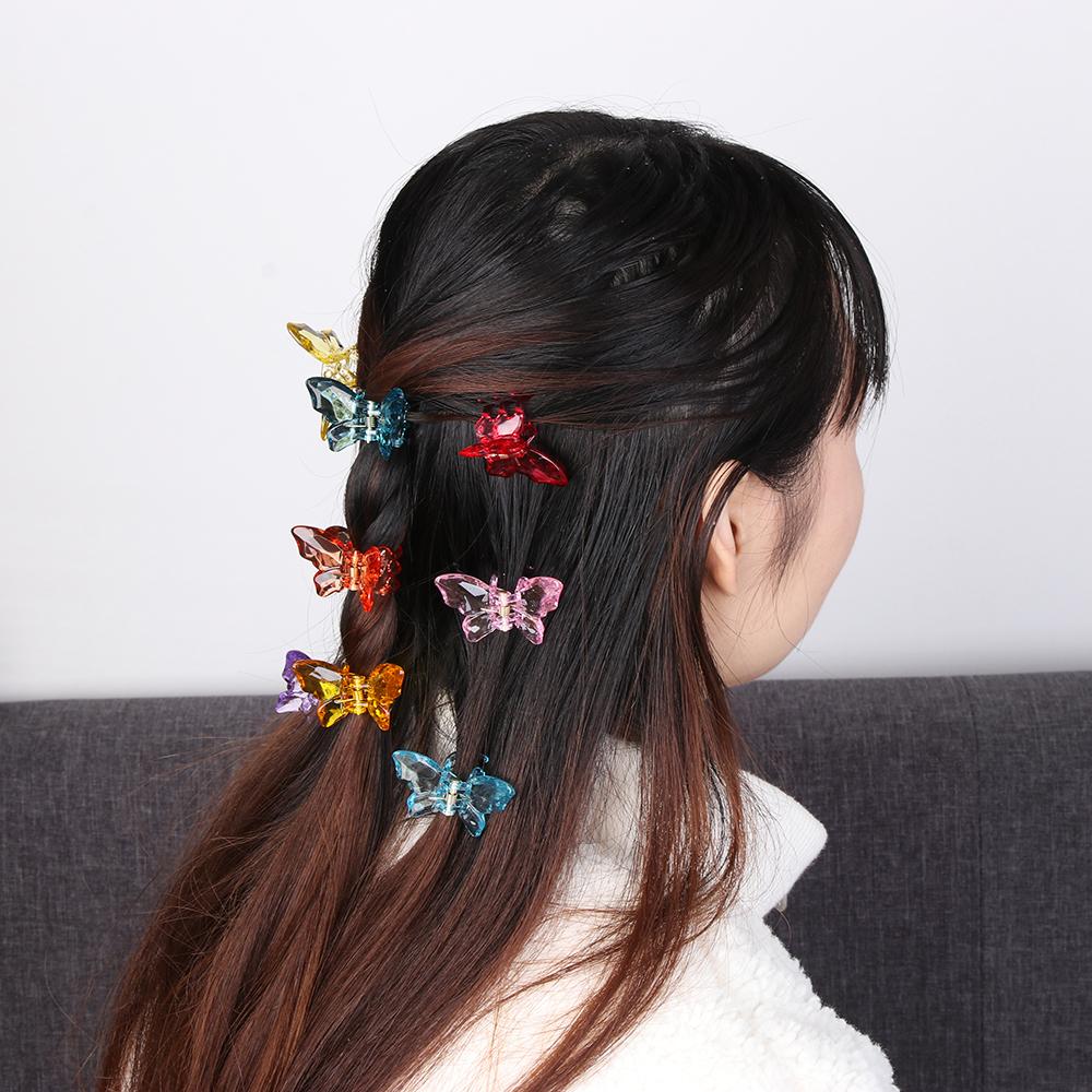Coiffure Cristal Transparent Outils de Coiffage Pinces à Cheveux Acryliques Pinces Papillon Crabe Épingles à Cheveux