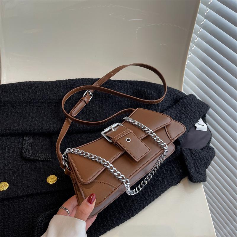 

Сумка в стиле ретро Niche Design, женская сумка, универсальная сумка-мессенджер, цепочка на одно плечо, маленькая квадратная сумка через подмышку