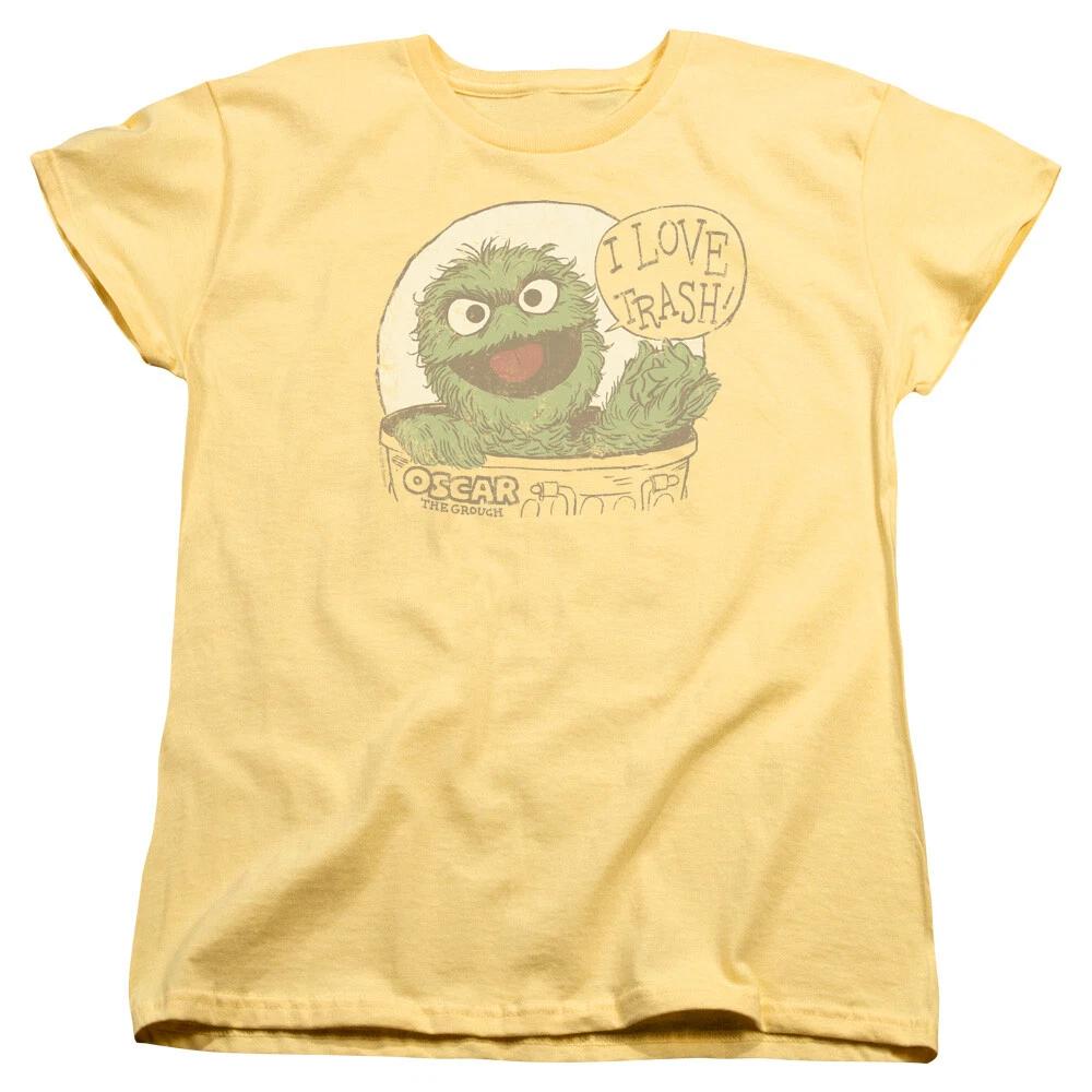 Sesame Street  I Love Trash  Women s T-Shirt S