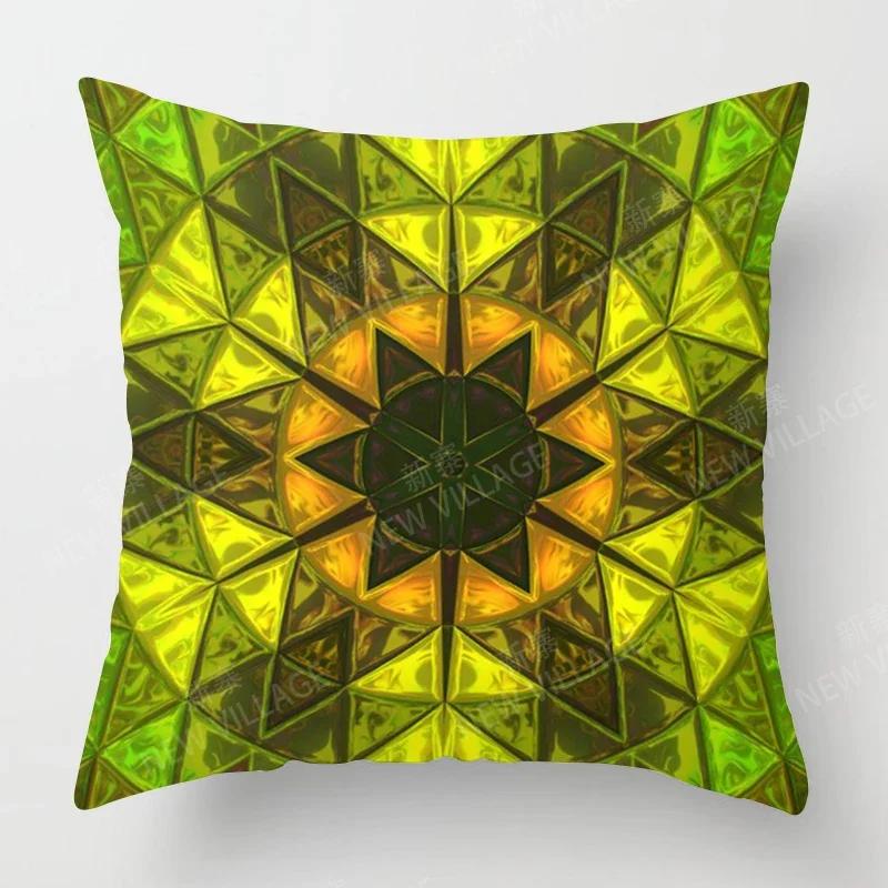 Fall Home Decor Autumn Living Room Throw Pillow Cover Sofa Boho Cushion Cover Mandala
